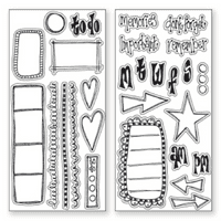 Dylusions - Creative Dyary Collection - Stamp Set #2